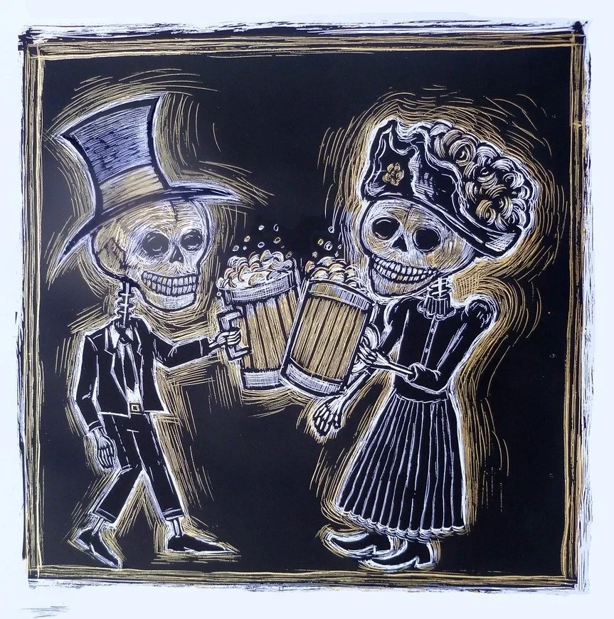 Dan Grzeca 'Cervezas De Los Muertos' Print Available