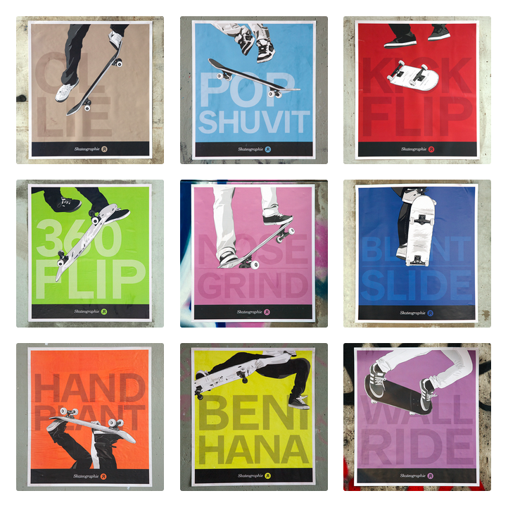 Skateographie 'Skateboarding Series' Prints Available