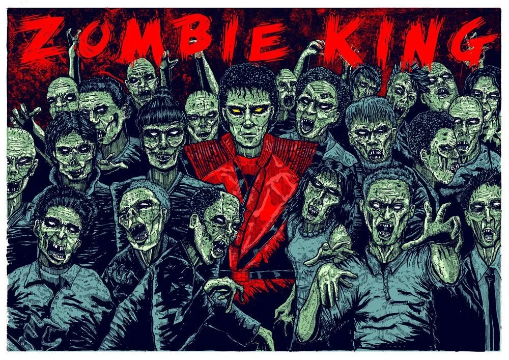Karl Tagle 'Zombie King' Print Available