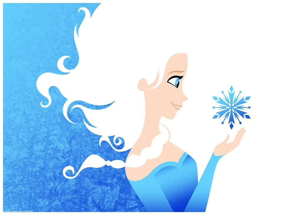 Michael DePippo 'Frozen' (Elsa) Print Available