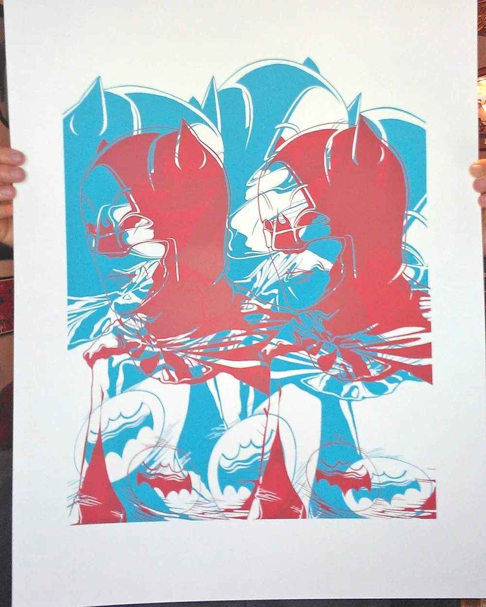 Nick Perry 'Pop Batman' Print Available