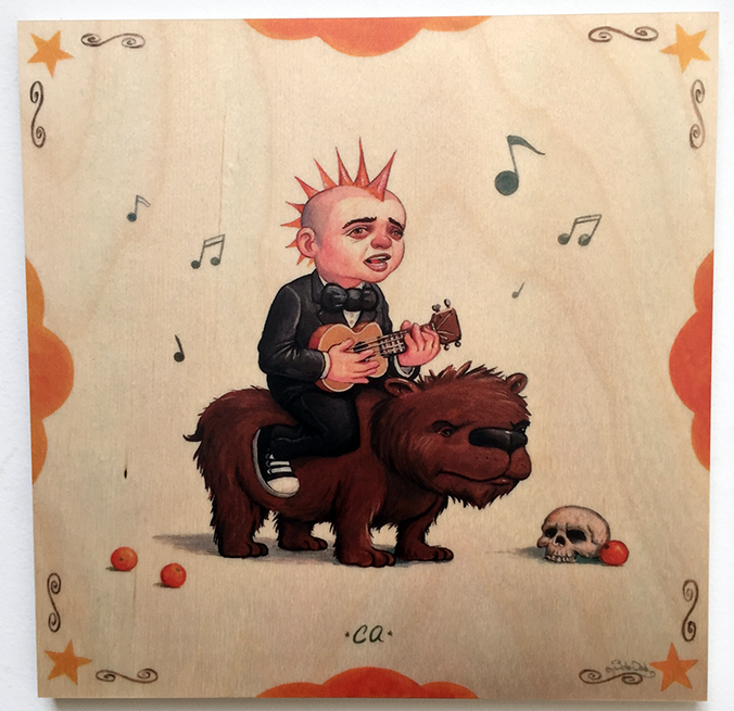 Bob Dob 'California Here I Come' Wood Print Available