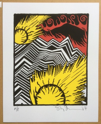 Stanley Donwood 'Risk' + 'Volatility' Prints Available