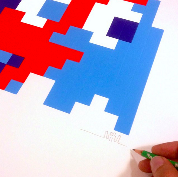 Invader 'Prints On Walls' Print SNEAK PEEK