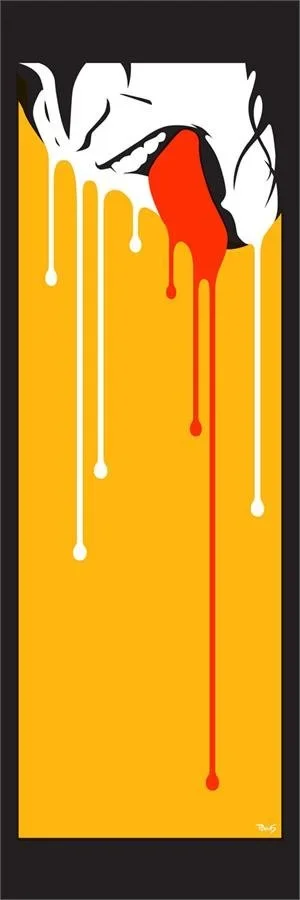 Billy Perkins 'Dripped To Kill' KISS Inspired Print Available