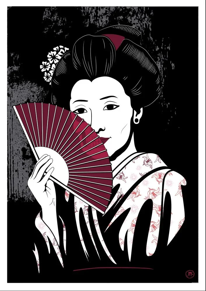 Jon Paul Kaiser 'Geisha' Print Available