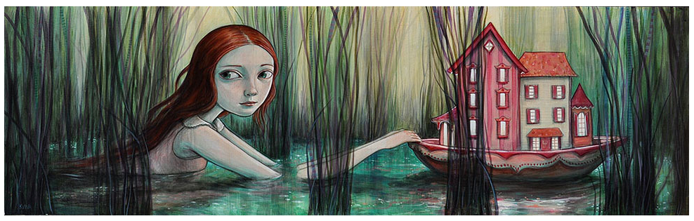 Kelly Vivanco 'Through The Marshes' Painting Available