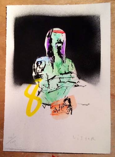 Anthony Lister 'Boat Ramp Man' HPM Available NOW