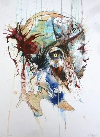 Carne Griffiths 'Origin' Embroidered Print Available