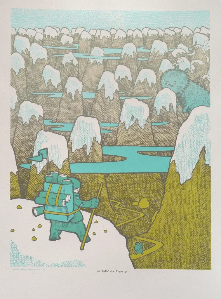 Jay Ryan 'No Place For Regrets' Print Available