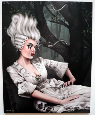 Aunia Khan 'Frozen Era' Wood Print Available