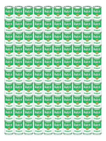 Drew Wise '100 Cans Of Spinach' Print Available
