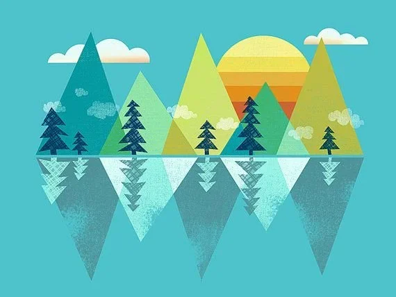 Jenny Tiffany 'Clarion Lake' Print Available