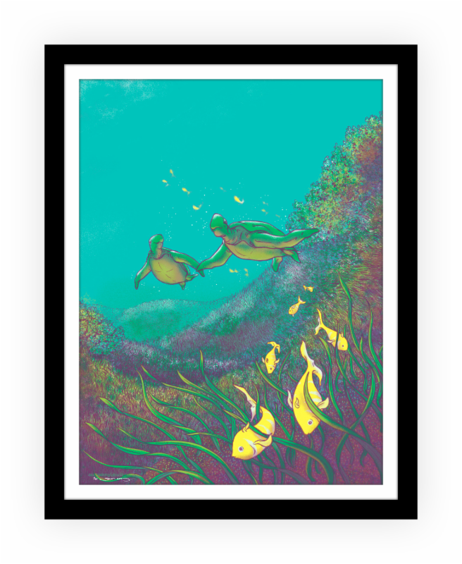 James Flames 'All The Waves' Print Available
