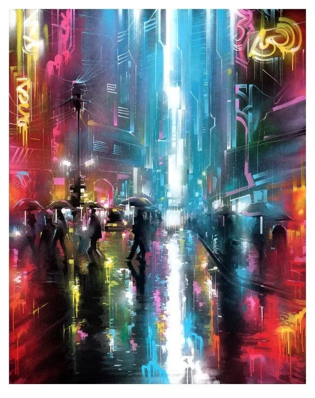 Dan Kitchener 'Neon City' Print Available