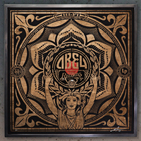Obey 'Lotus Woman' Wood Print Available