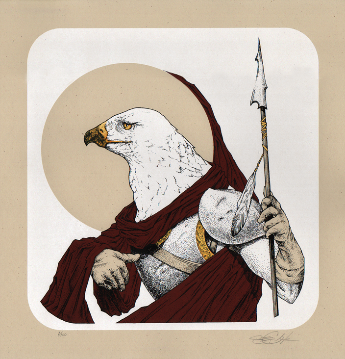 Steven Clark 'Defender' Print Available