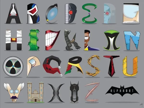 Sebastian Alappat 'The Alphabat' Print Available