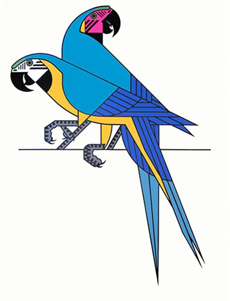 Clifford Richards 'Flamingos' Print Available