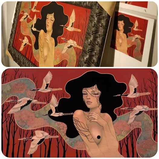 Audrey Kawasaki 'When It Begins' Print Available NOW