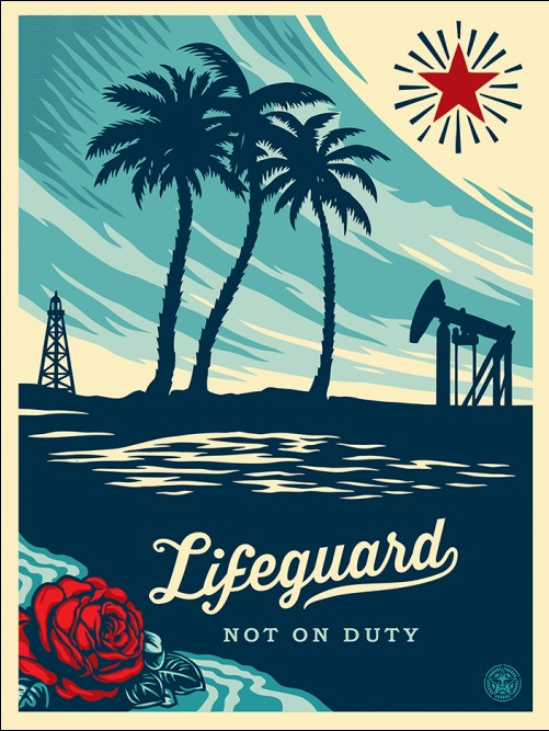 Obey 'Lifeguard Not On Duty' Print Release Details