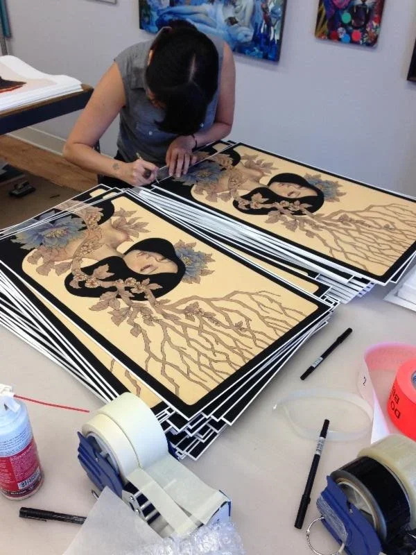 Audrey Kawasaki 'Ponderer' Print SNEAK PEEK