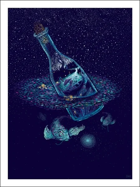 James R. Eads 'Only The Fish Know' Print Available