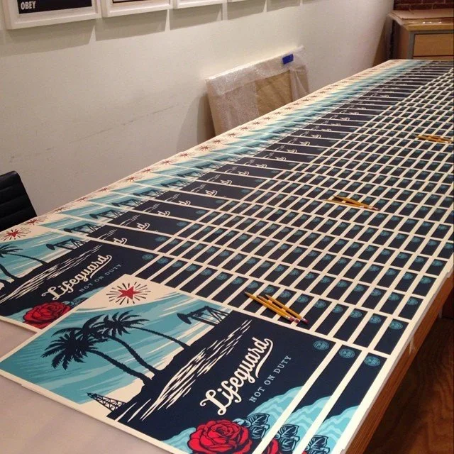 Obey 'Lifeguard Not On Duty' Print SNEAK PEEK