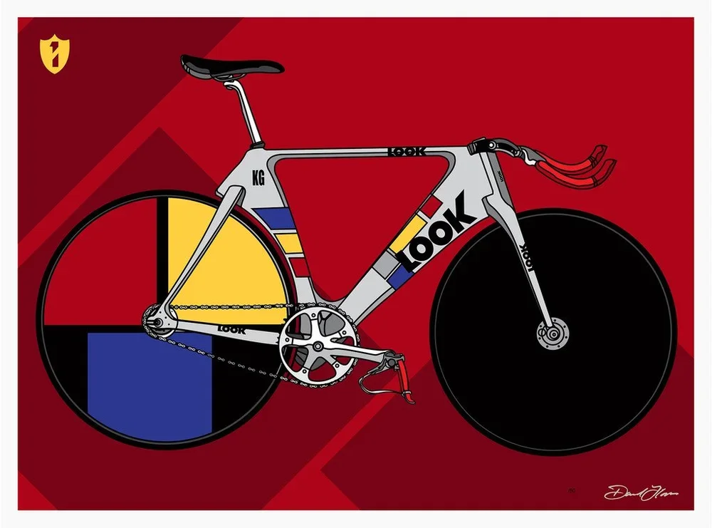 David Flores 'Look Bike' Print Available