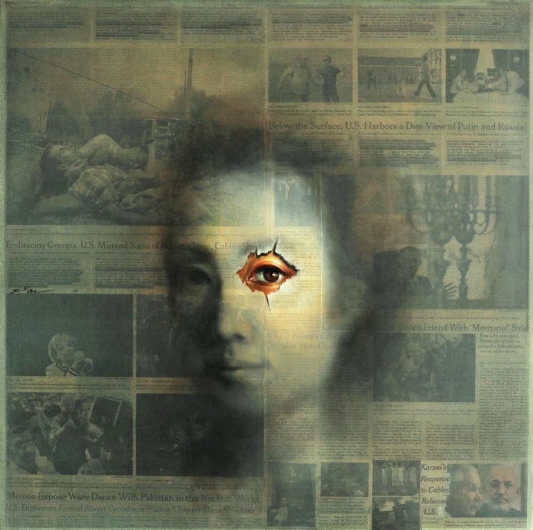 Shin-Young An 'Peeking' Painting Available