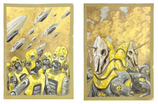 Pixelpancho 'Robot Dream' Series Originals Available