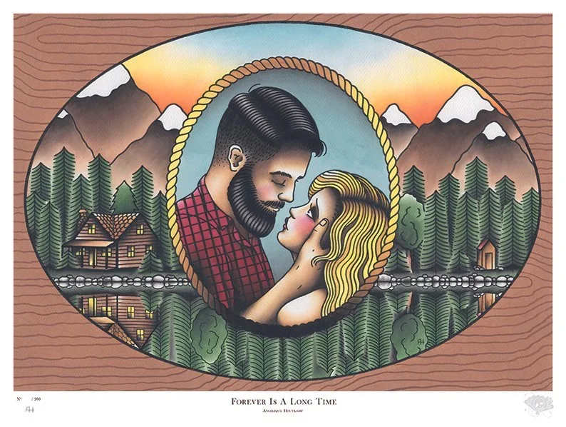 Angelique Houtcamp 'Forever Is A Long Time' Print Available