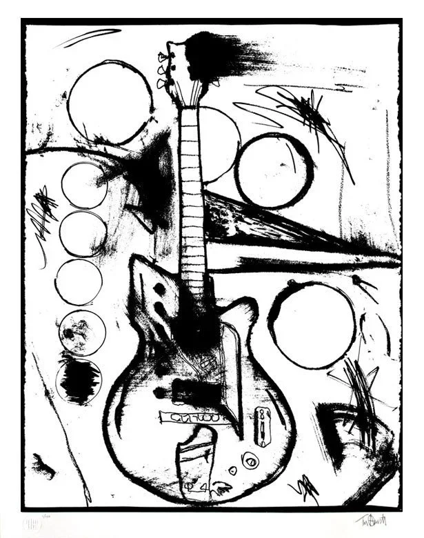 Tim Armstrong 'Veras Guitar' Print Available