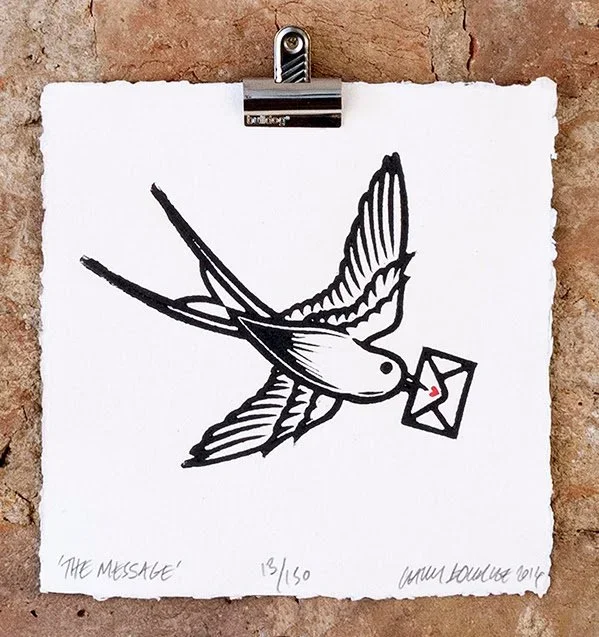 Chris Bourke 'The Message' HPM Print Available