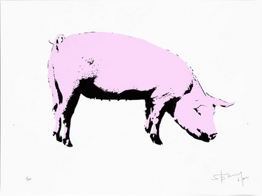 Stewy 'Pig' Screen Print Available