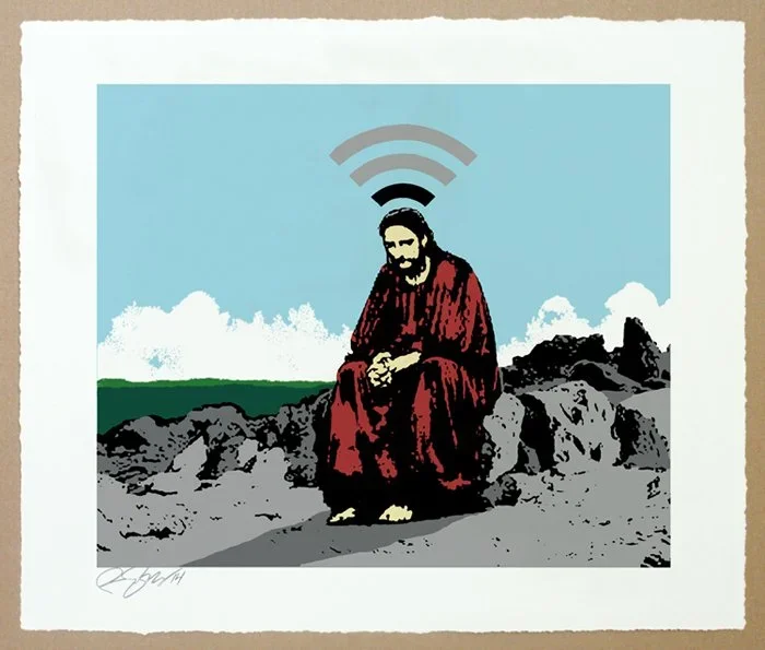 Rene Gagnon 'WiFi Jesus' Print Available