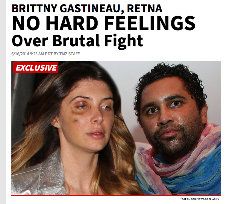 Retna + Brittny Gastineau In Physical Altercation WOW!