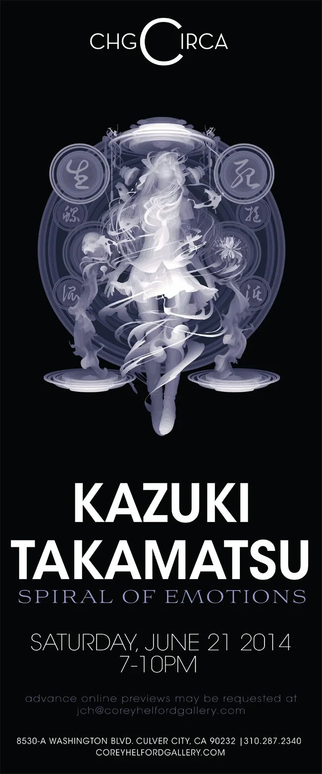 Kazuki Takamatsu 'Spiral Of Emotions' Art Show Details