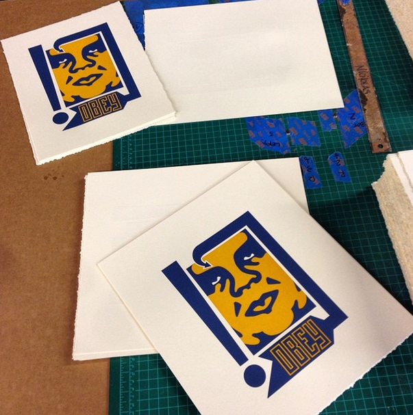 Obey 'LETTERPRESS' Print SNEAK PEEK