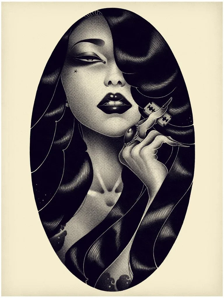 ONEQ 'Kamisori' Print Available