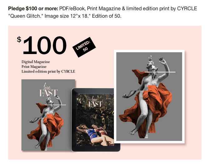 Cyrcle 'Queen Glitch' Print Available Thru Kickstarter