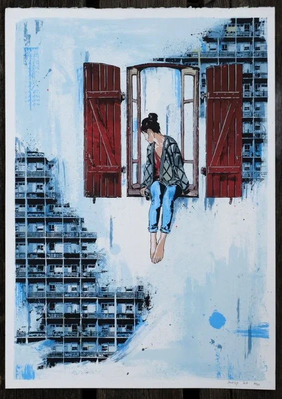 Jana &amp; JS 'Jana a La Fenetre' Print Available