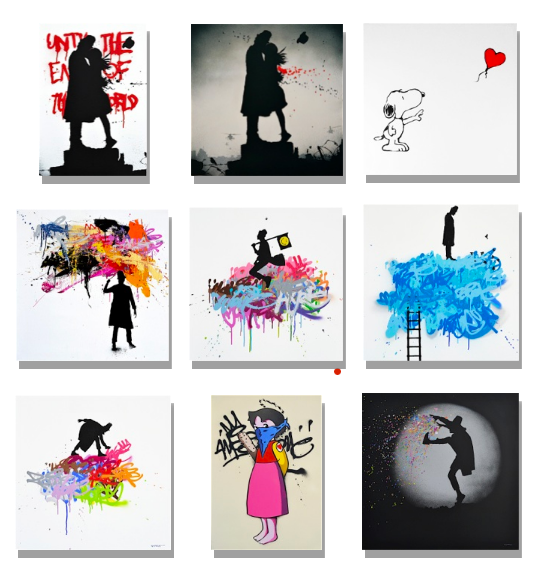 Kenny Random AMAZING Canvases Available Online NOW