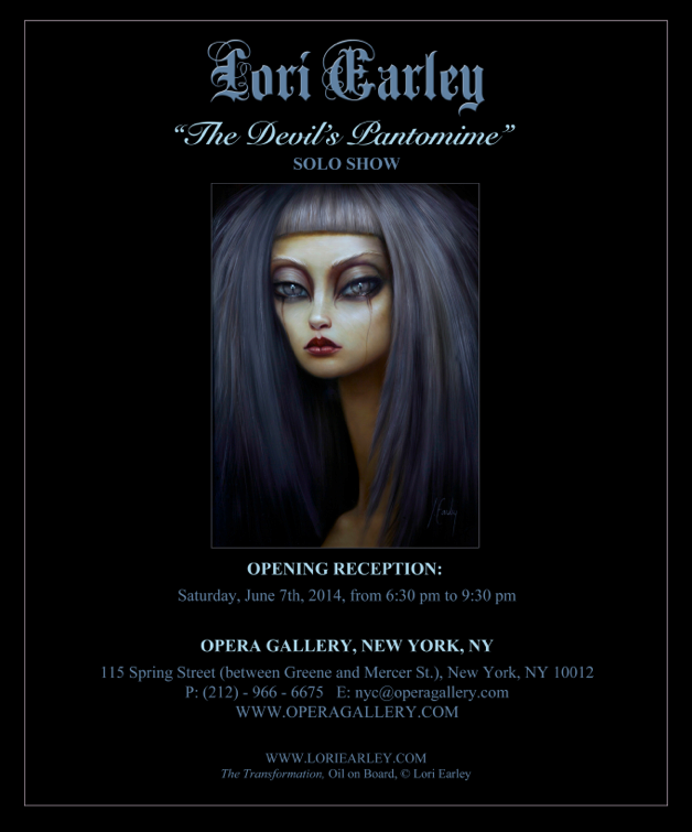 Lori Earley 'The Devils Pantomime' Art Show June 7th