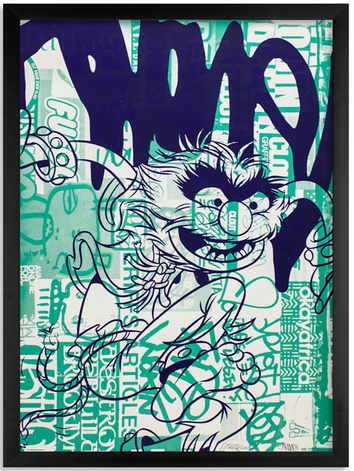 Avone + Matt Siren 'Electric Mayhem' Prints Available