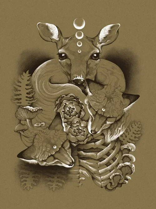 Rachel Rodriguez 'Forest Dwellers' Print Available