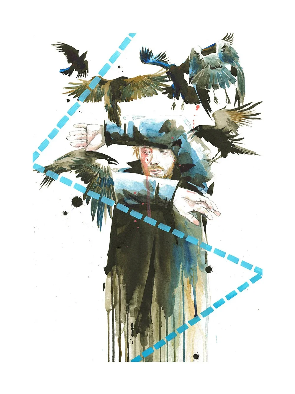 Lora Zombie 'There There' Print Available