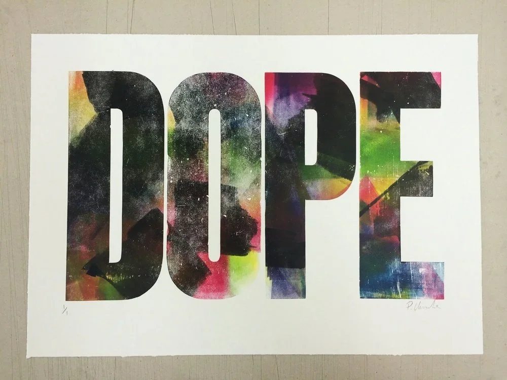 Prints Charles 'Dope' + 'Boom' Monoprints Available