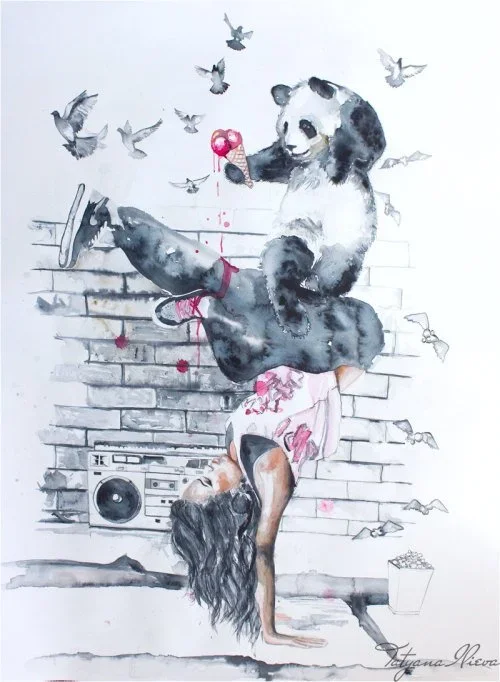 Tatyana Ilieva 'Hungry Bear' Original Available