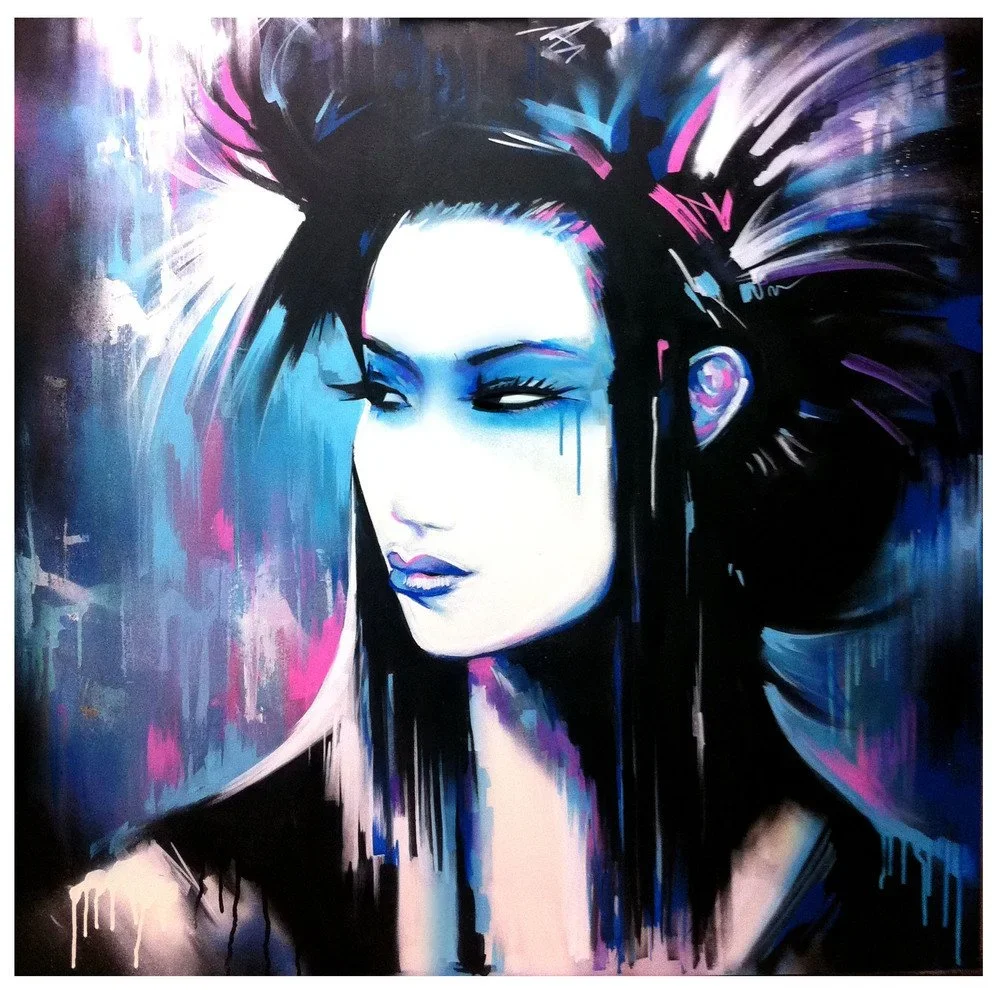 Dan Kitchener 'Tokyo Blue' Print Available